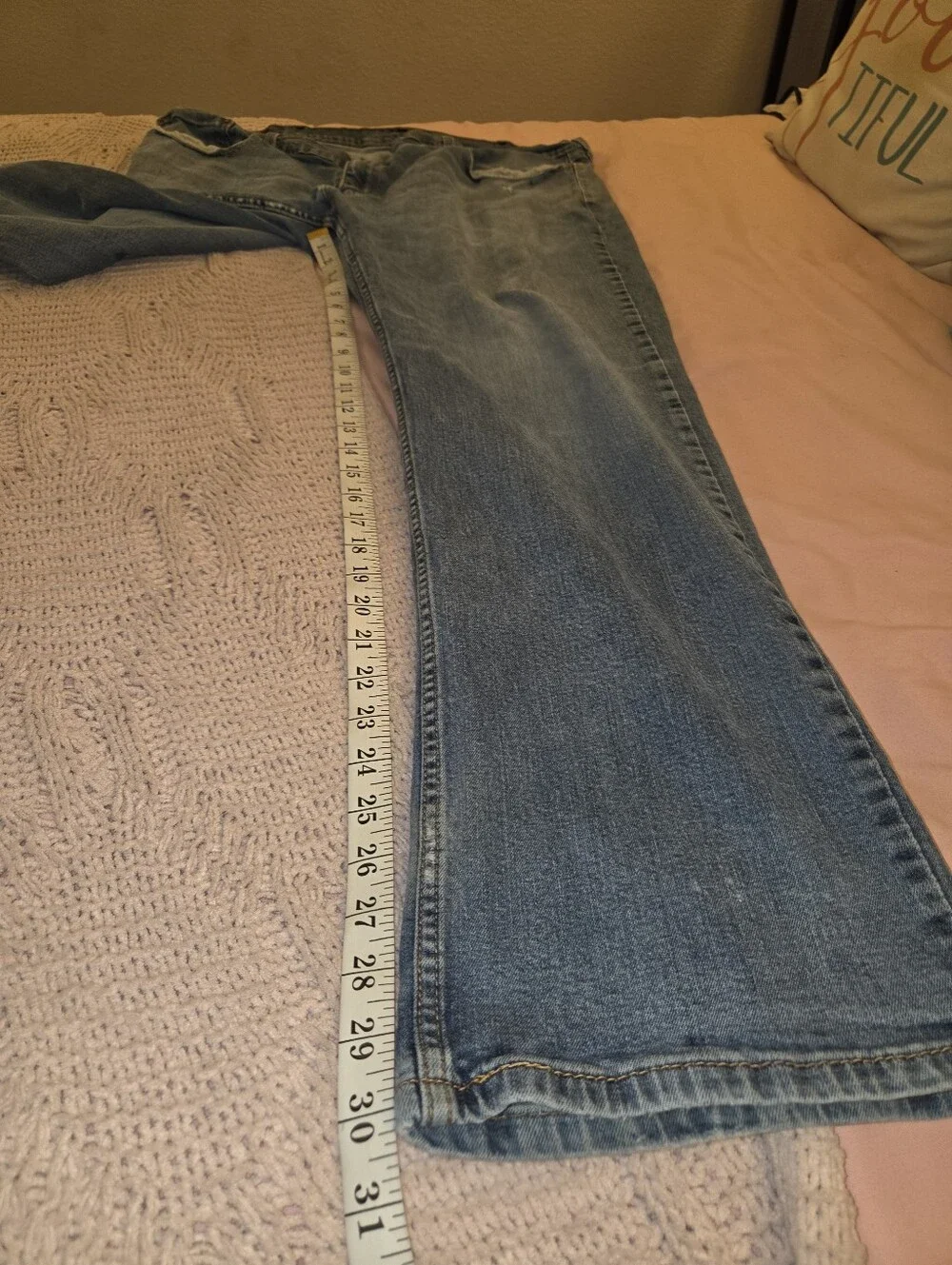 Levis 559 Light Blue Men’s Straight-Leg Jeans 42X32